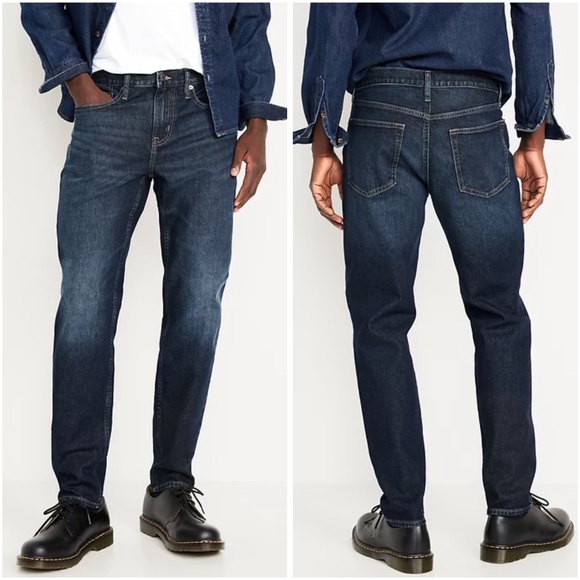 NEW Old Navy Men’s Athletic Taper Built-In Flex Jeans (Size 38) - Picture 1 of 10